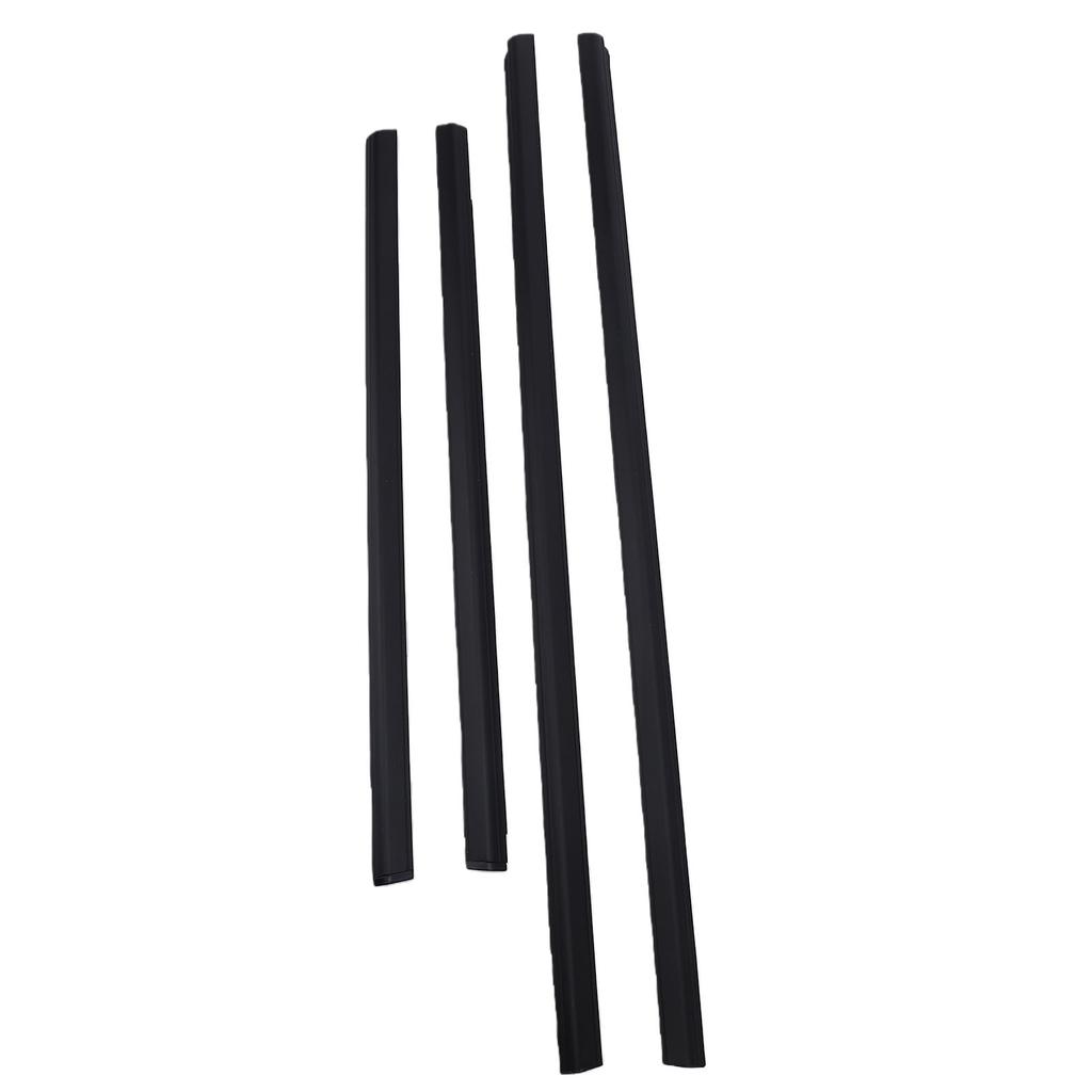 4pcs Car Window Weather Strip Replacement for Sentra 2001 2006 Windproof Rainproof Automotive Weather Rubber Seal Strip