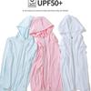 Summer Ice Silk UPF50+ Thin Breathable Sunscreen Windbreaker for Women & Men