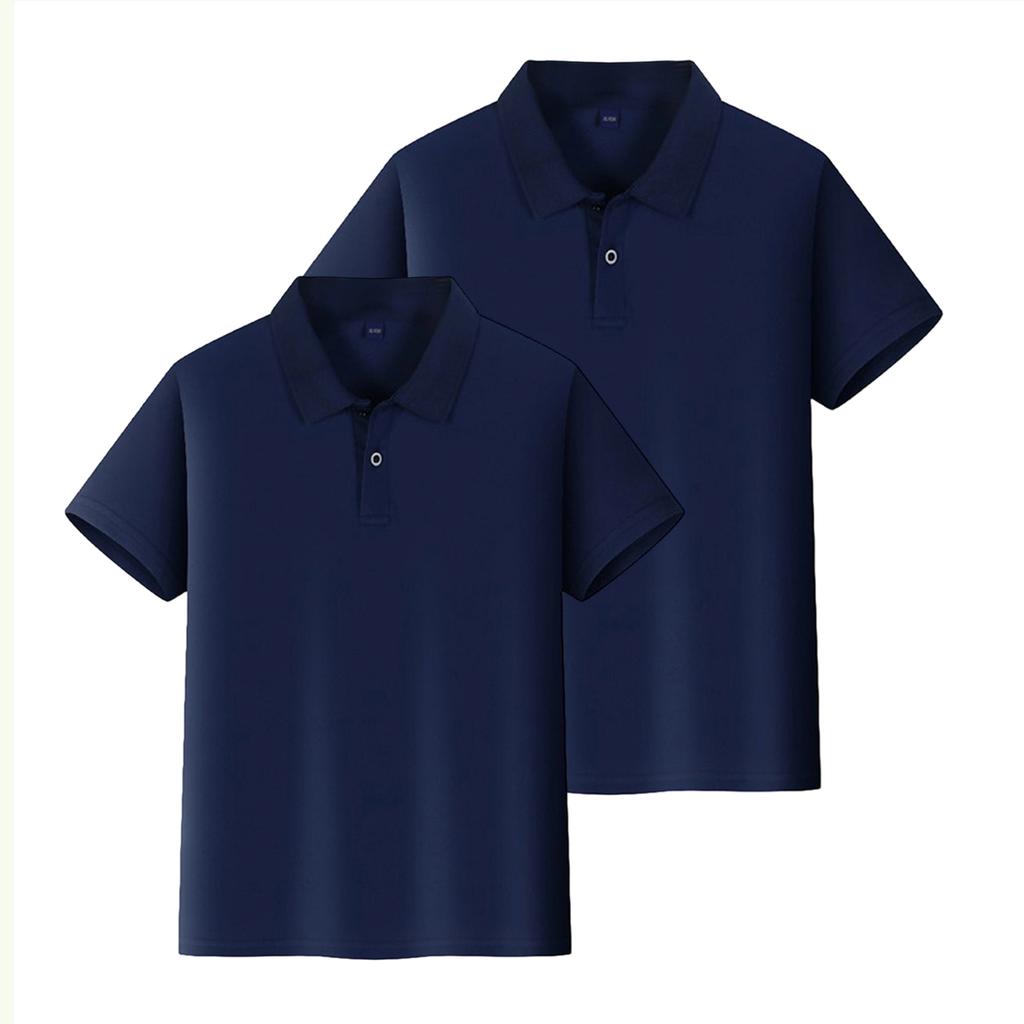 Kids Quick Dry Shirt with Collar, Short Sleeve Sports T-Shirt for Boys and Girls