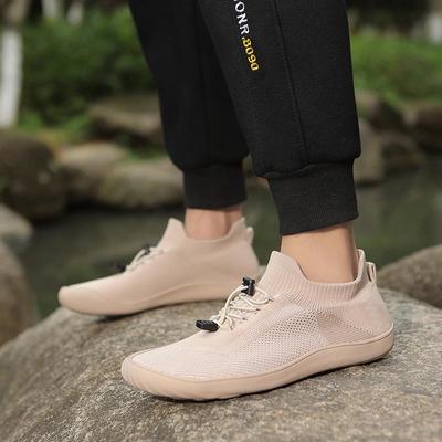 Unisex Breathable Comfort Knit Walking & Running Shoes - Soft Sole, Casual & Sports Style