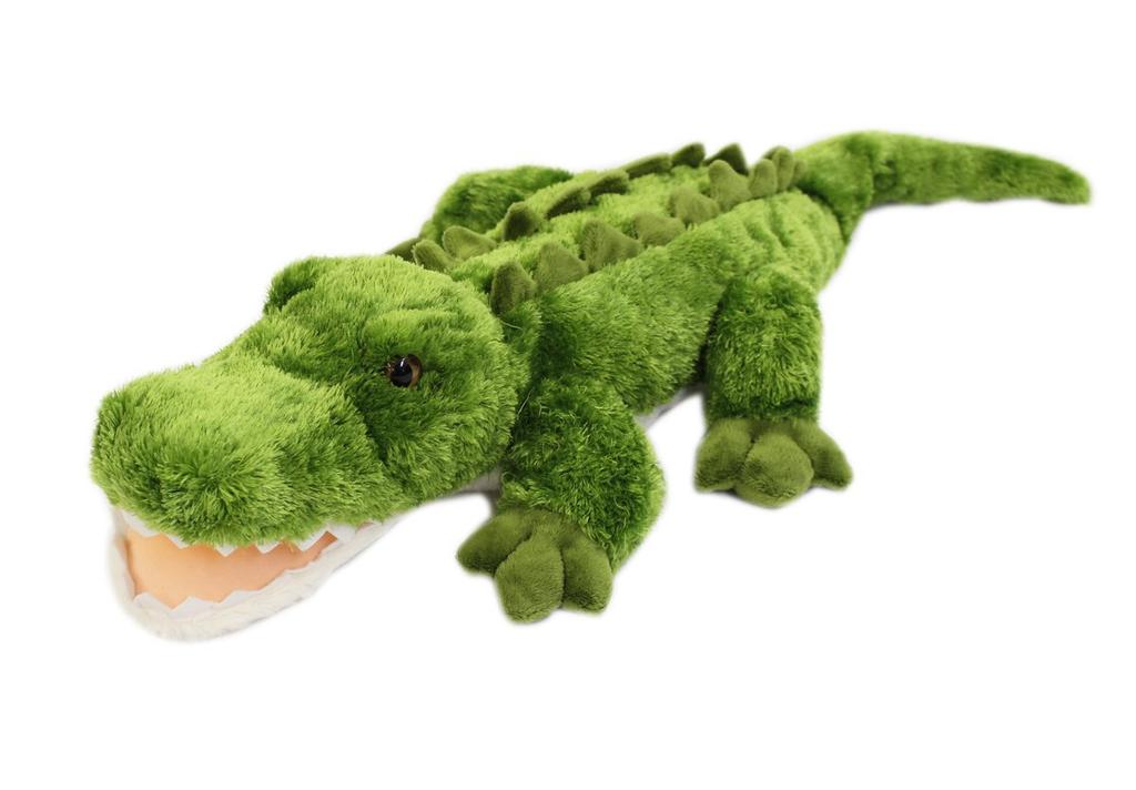 Fluffy Crocodile Large Green