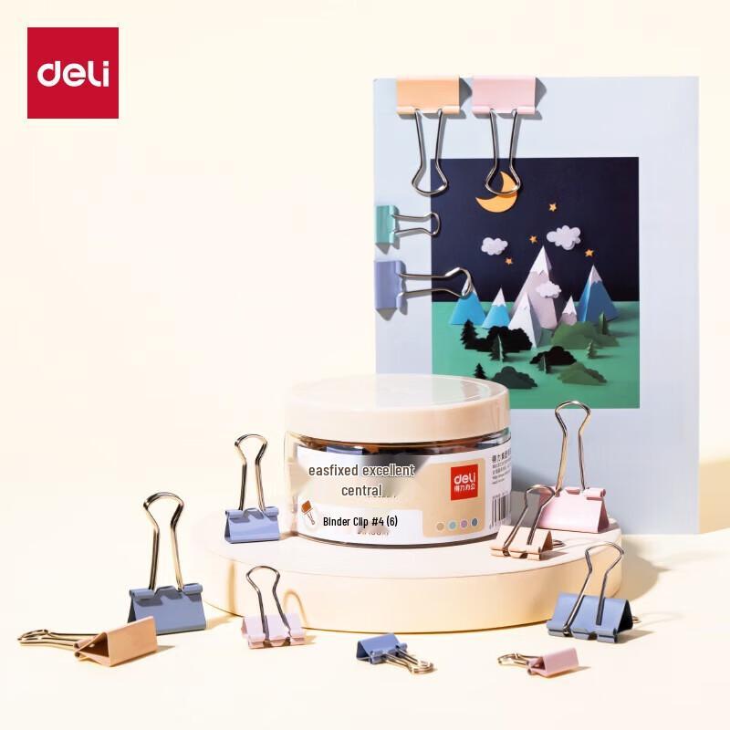 Deli Fashion Binder Clips Set