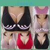 Womens Front Fastening Non-wire Push Up Bra With Soft Lined Deep-v Design For Ultimate Comfort
