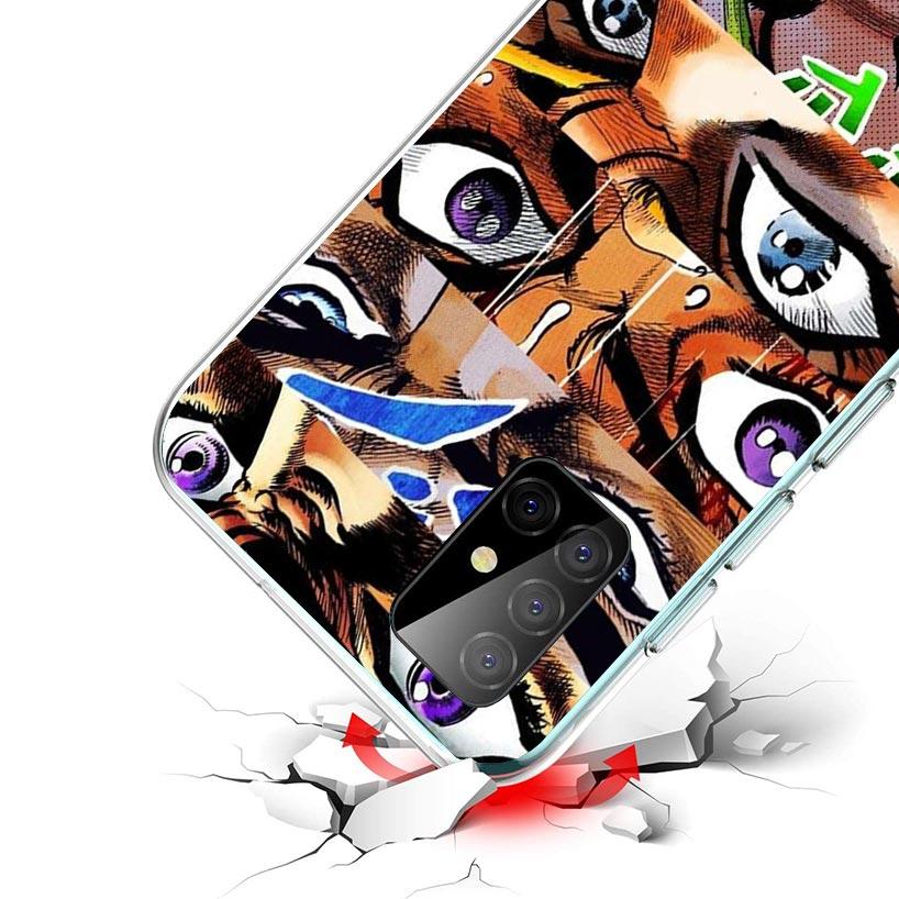 Anime JoJo Bizarre Adventure Case Phone Cover for Samsung Galaxy A17 A16 A15 A14 A13 A56 A55 A54 A53 A36 A35 A34 A33 A26 A25 A24