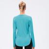 New Women'S T-Shirt Quick Drying Jacket Long Sleeved Yoga Sportswear Fitness Running Slim Fit Top Half Zip Hoodie