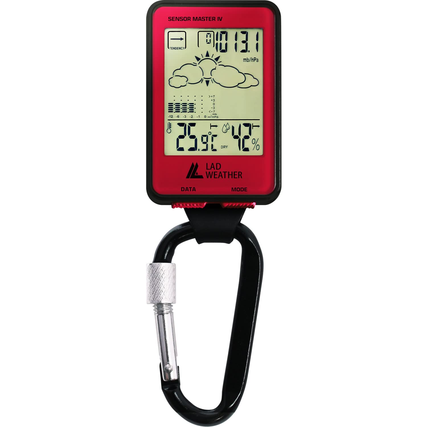 

[Rad Weather] Часы на открытом воздухе Направление Высота Давление воздуха Температура Прогноз погоды Цифровой компас Часы с карабином