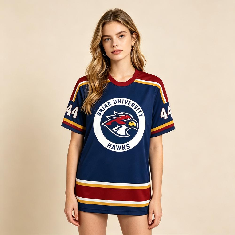 2026 Serie TV Off Campus Briar University Hockey Jersey Graham 44 DI LAURENTIS 66 T-shirt Cosplay Uomo Donna Fan Girocollo