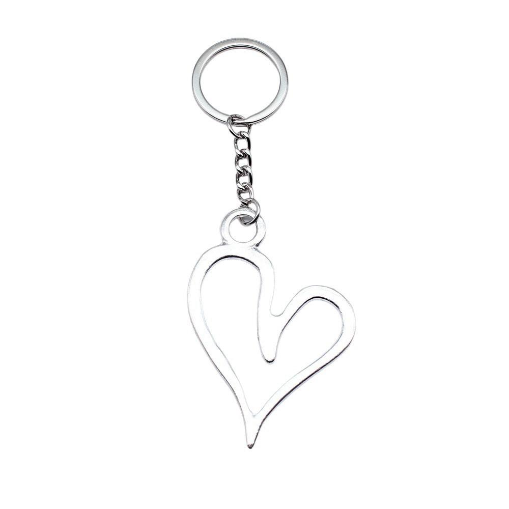 Souvenir Gift Couple Keychain Kiss Charm Lover Key Ring 28mm Ring