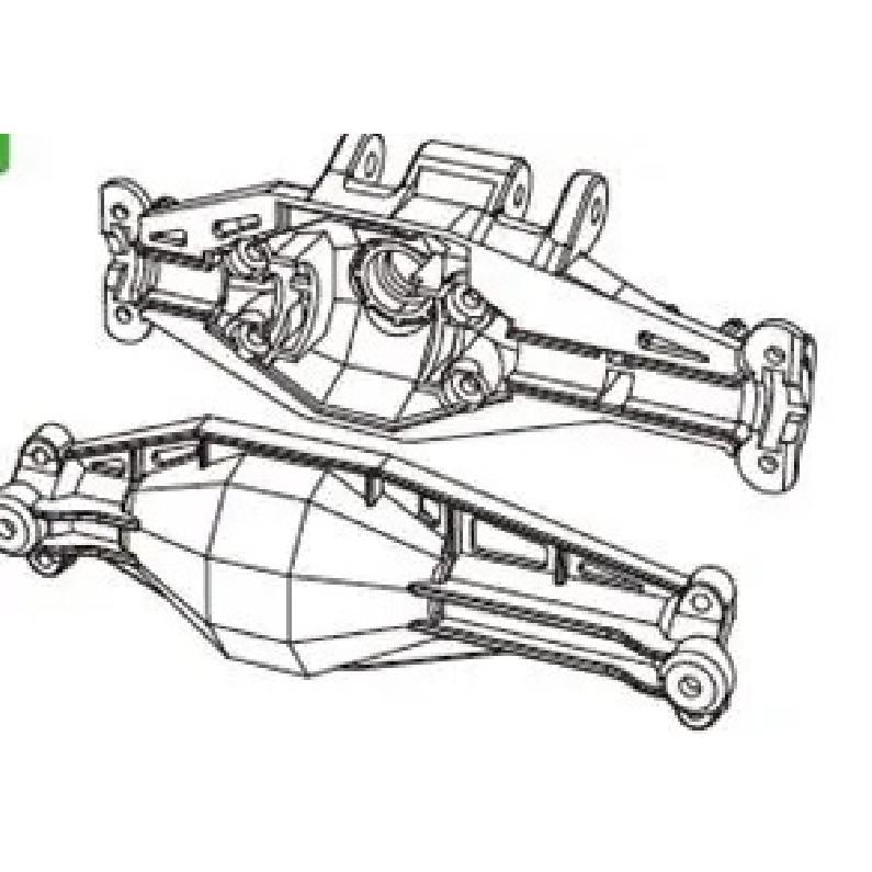 Mjx H12y1/12 Climbing Front And Rear Door Bridge Components Original Shock Absorber Rod Tires Complete Set Of Servo Accessories