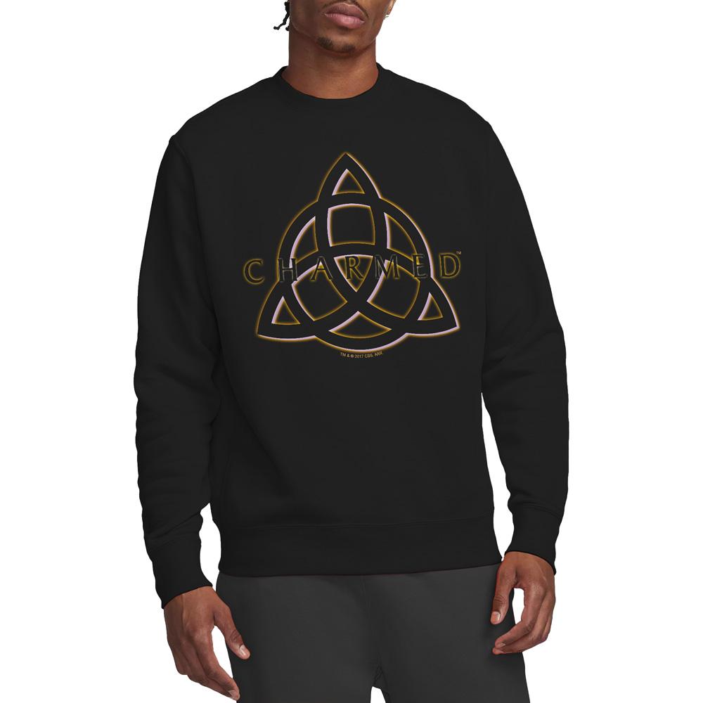 Charmed Unisex Vuxen Trefaldigt Länkad Logotyp Huvtröja