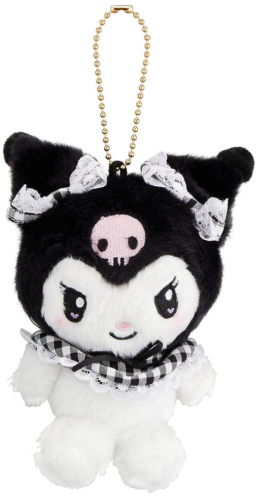 Nakajima Corporation Kuromi Gingham Lolita Mascot 168900-22