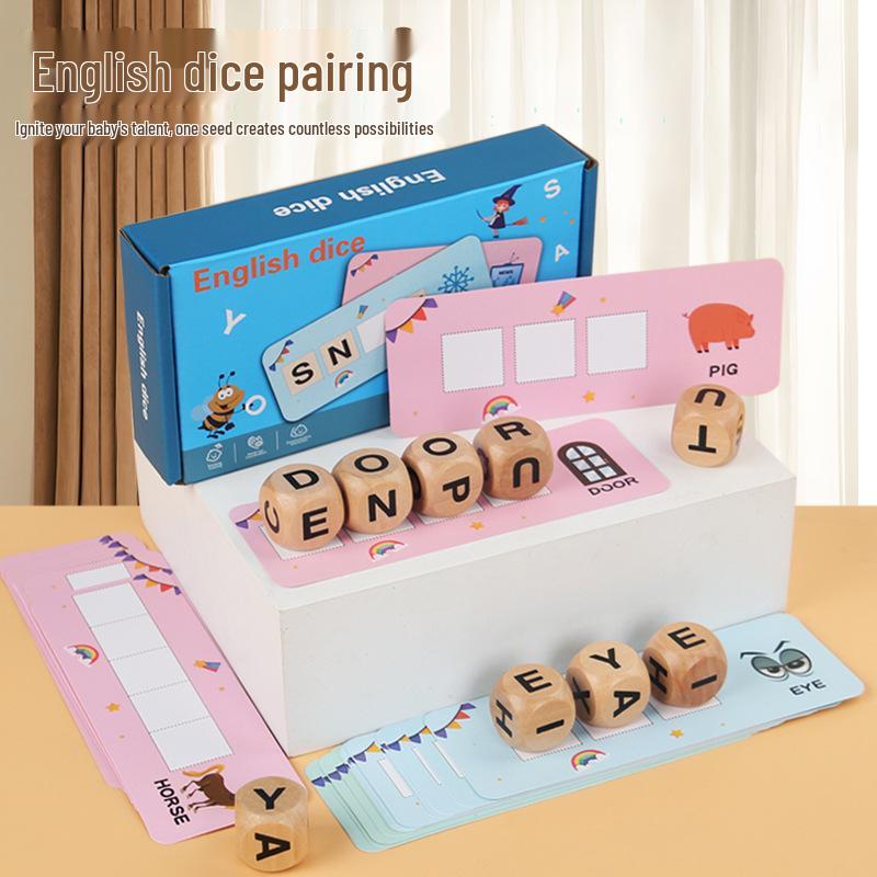 

Children s Wooden Alphabet & Number Matching Game - Early Education Puzzle Toy