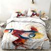 Naruto 3-teiliges Set Perfekt für das Schlafzimmer Bequemes Bettwäsche-Set enthält einen Bettbezug und zwei Kissenbezüge Ideales Geburtstags- oder Weihnachtsgeschenk