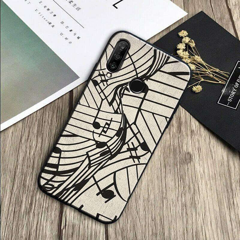 Music Score Musical Notes For Huawei Nova 11 12i 8i 7i 3i 9 10 SE Y60 Y61 Y70 Y72 Y73 Y90 Y91 P20 P30 Pro P40 Lite Case