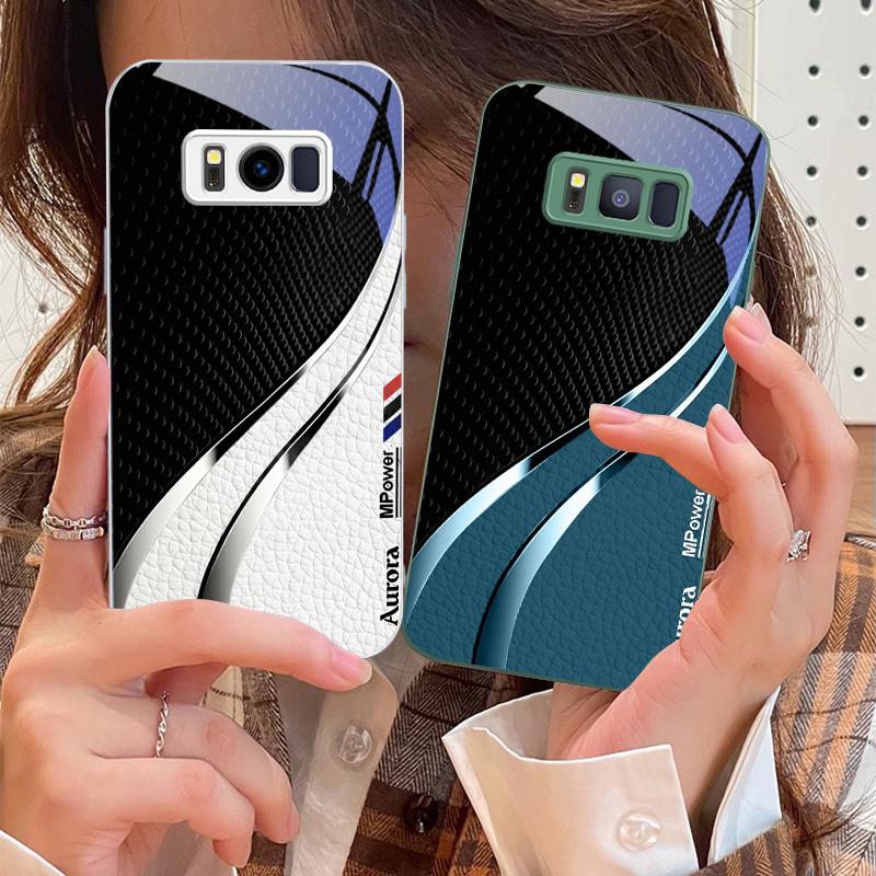 Hochwertige Ledertextur Für Samsung S25 S25 Edge S25Ultra S8 9 S10 20 U ltra S21 Pro 22 Plus S23 FE S24 Ultra Glas Handyhülle