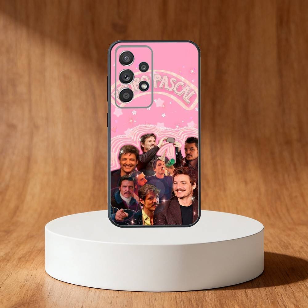 Pedro Pascal Phone Case For Samsung S25,S24,S21,S22,S23,S30,Ultra,S20,Plus,Fe,Note,10,9,5G Black Cover