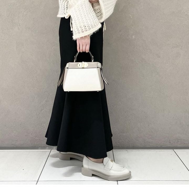 Low Heel Flat Made In 131024100013 [Diana] Shoes, Japan, White, Ivory, 24.5cm,