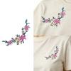 Embroidered Patches Florals Applique For Clothing Bags Hat Decoration Handmade Craft Sewing Accessories