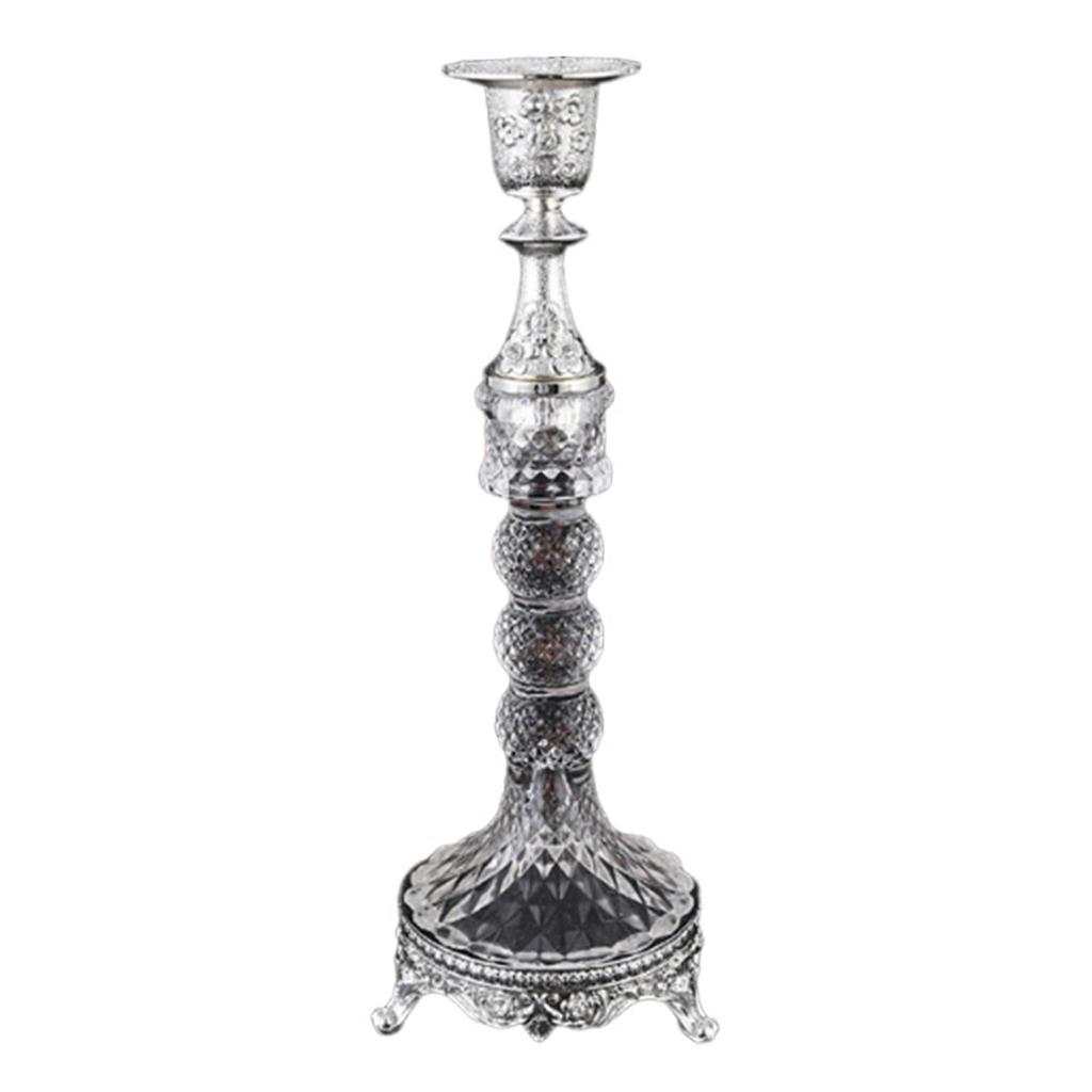 Mumluk Metal ve Cam Retro Tasarım Parti için Masa Orta Parçası Ev Dekorasyonu Mum Işığı Akşam Yemeği Yeni Eve Taşınma Hediyesi