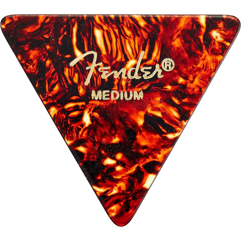Fender Picks 355 CLASSIC SHAPE CELLULOID PICKS - 12 COUNT, MEDIUM