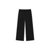 FILA Solid Color Wide Leg Casual Woven Pants Women bottoms Black F11W227802F-BK