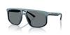 Armani Exchange Sunglasses Matte Blue Gradient Dark Blue 58mm 83908058 0AX4161SU [ARMANI EXCHANGE]