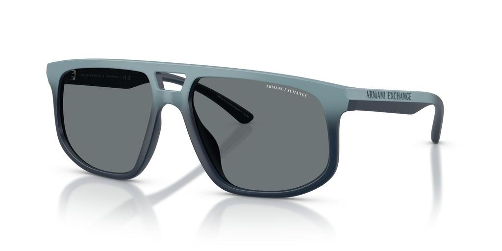 Armani Exchange Sunglasses Matte Blue Gradient Dark Blue 58mm 83908058 0AX4161SU [ARMANI EXCHANGE]
