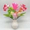 Handmade LED Mushroom Night Lights Colorful Little Night Light Pomegranate Bottle Floral Lamp