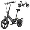HillMiles Mile 1 Electric Bike, 250W Motor, 36V 10.4Ah Battery, 14 Inch Tires