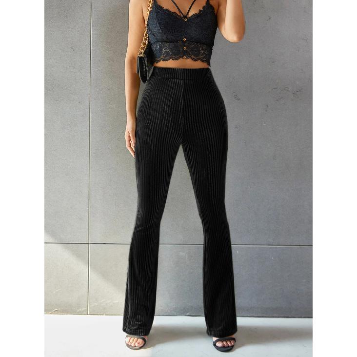 

Ladies Daily New Seasonal Commuting Business Leisure Pants With Pockets Made Of Pure Cotton And Comfortable Fit XL чёрный