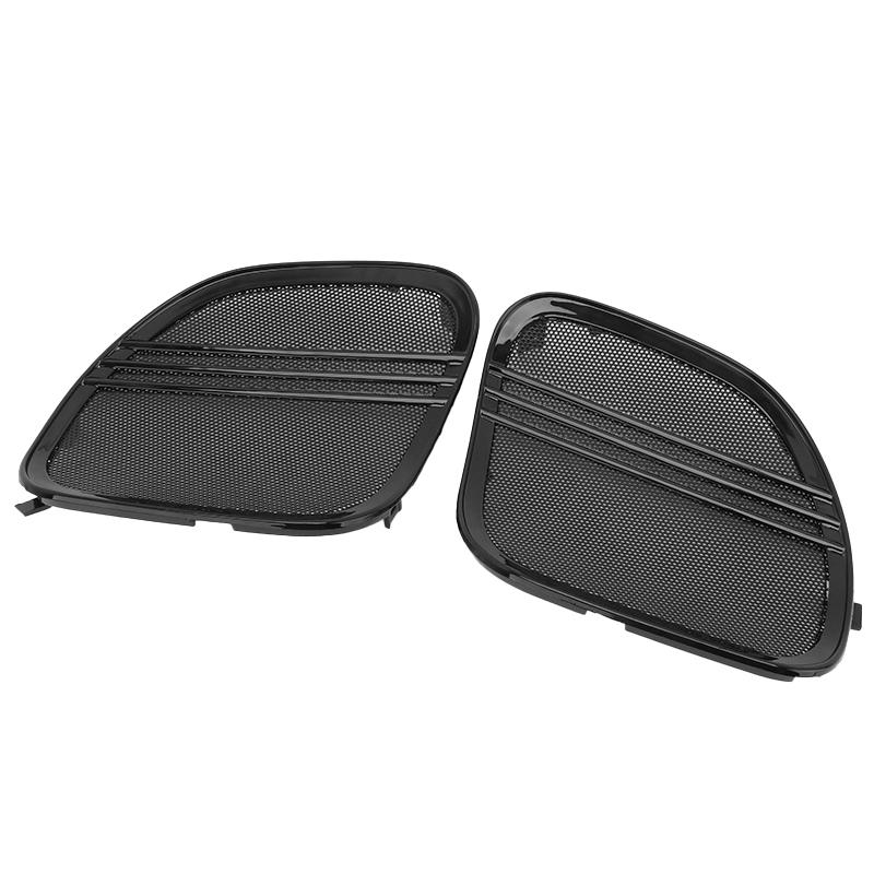 

Motorcycle Speaker Grills Cover Trim Mesh Tri-Line Black For Harley Touring Road Glide Limited FLTRK Special FLTRXS 2015-UP