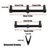 Rotating Double Position Fishing Poles Base Holder High Strength Aluminum Ergonomic Clamps System For Enthusiasts