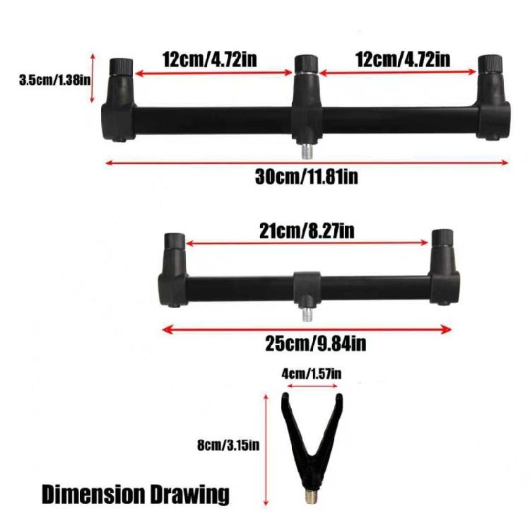 Rotating Double Position Fishing Poles Base Holder High Strength Aluminum Ergonomic Clamps System For Enthusiasts