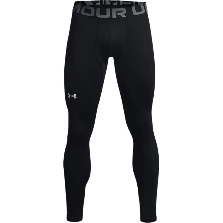 

Under Armour Штаны для фитнеса с логотипом и жаккардом, эластичные, облегающие, мужские, черные 1368023-001 M