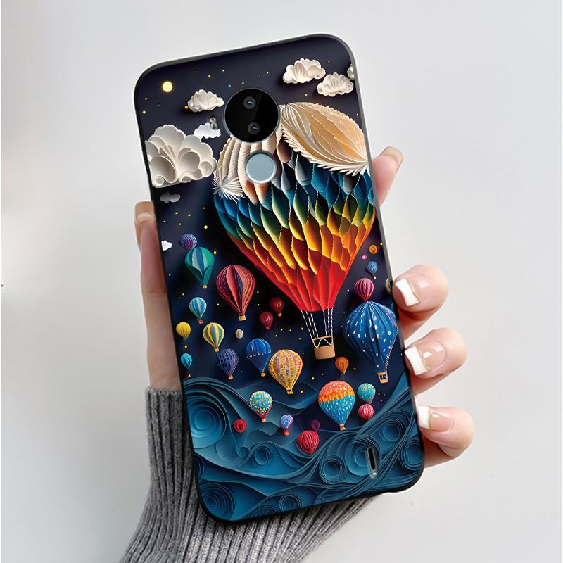 Cute Case For Nokia C30 Capa Coque Printing Shell Protective Cover Soft Silicone Cartoon Phone Casing Fundas