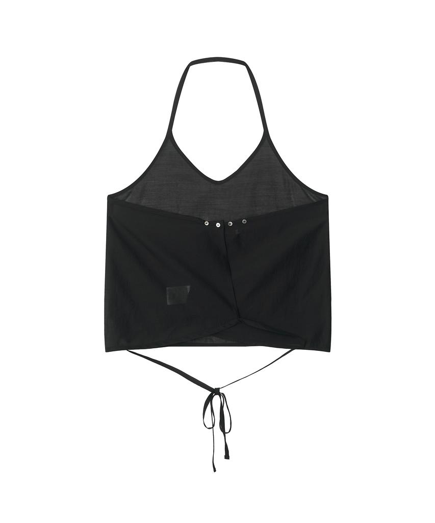 MARROT Sheer Halter Bustier_Black