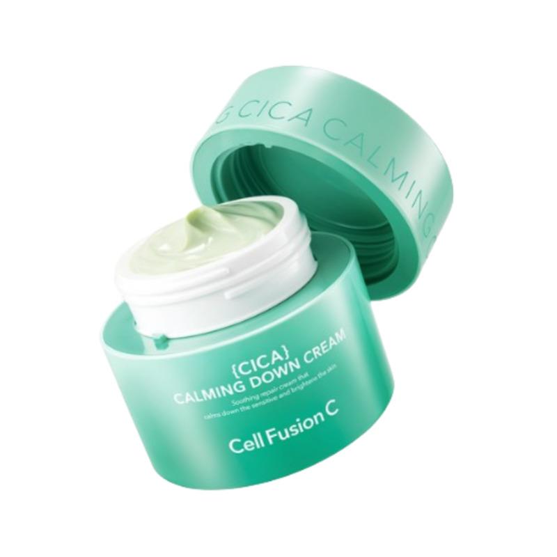 CellFusionC Post Alpha Cica Calming Down Cream 50ml Set (+50ml Refill)