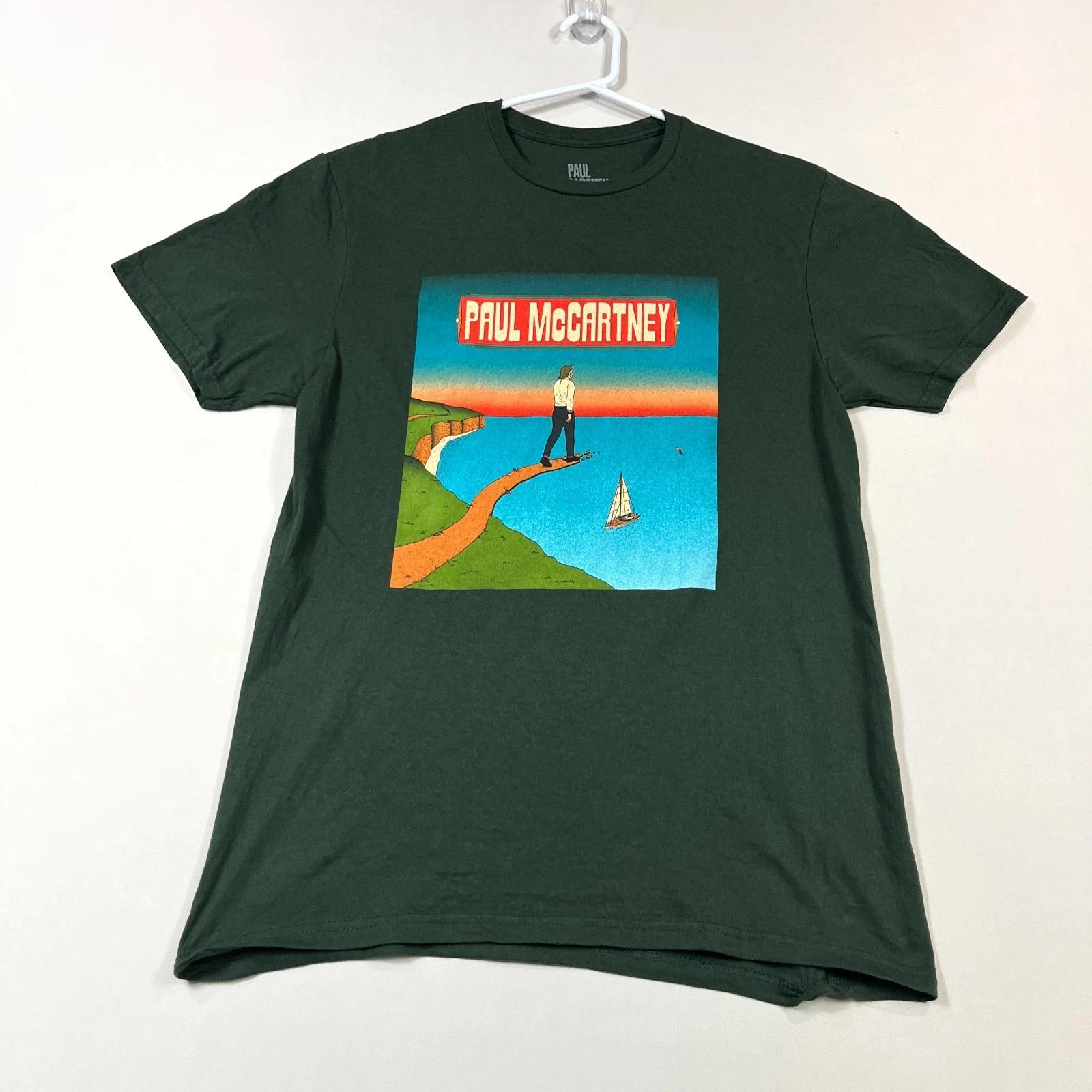 

Paul McCartney Got Back Tour 2023 Crew Neck Music Tee T Shirt Mens Medium M Slim XL