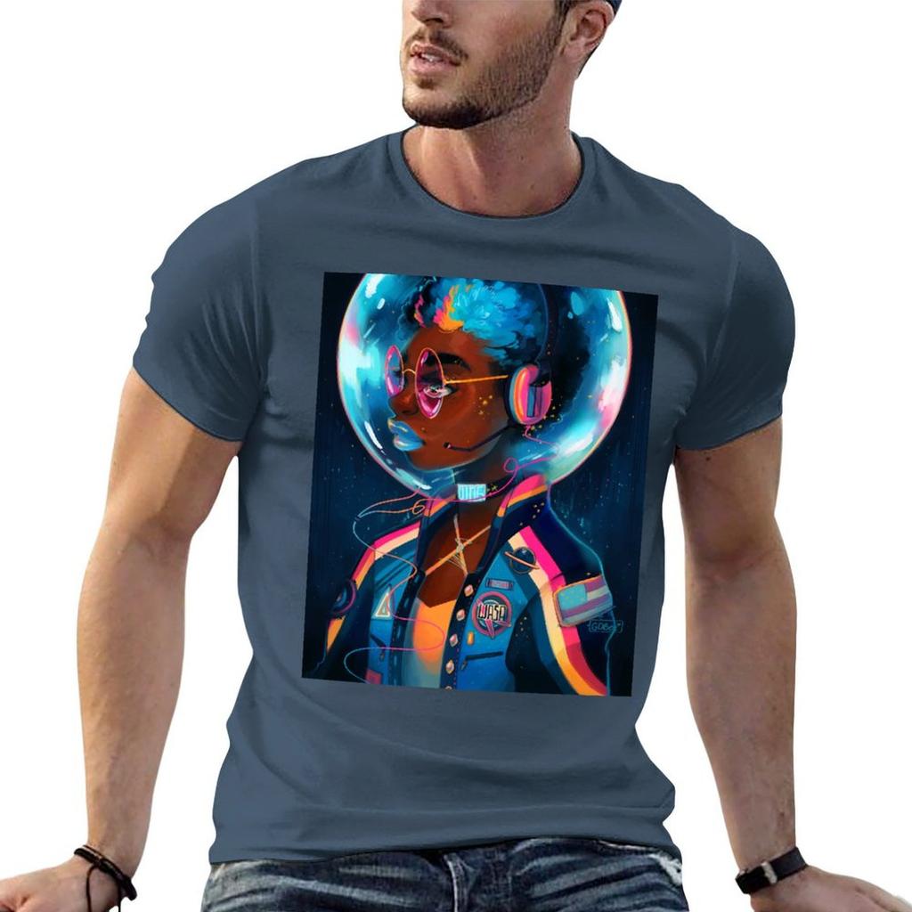 Space Letterunisex Ii Tshirt Lightweight Sport Basic Tshirt