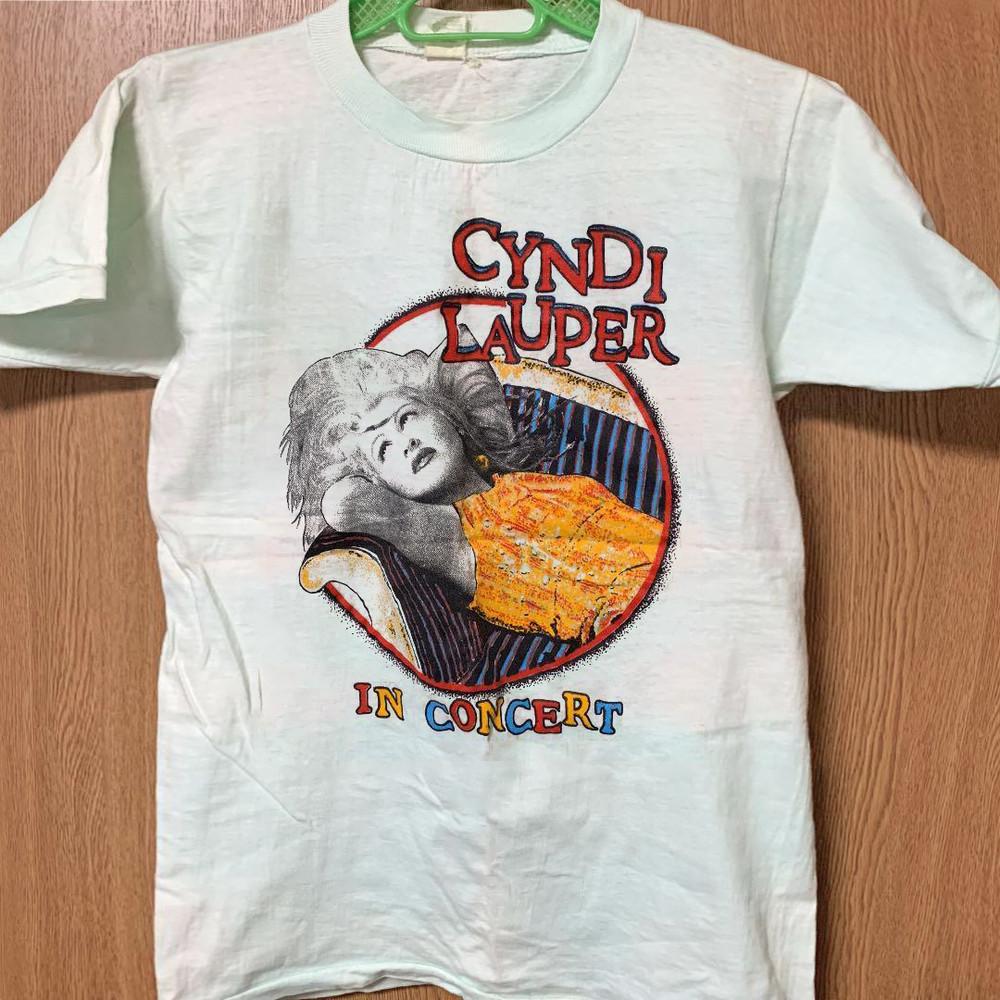 True Colors Cyndi Lauper World Tour Adult Cotton Unisex T-Shirt UB205 Unisex T-Shirt XXXL