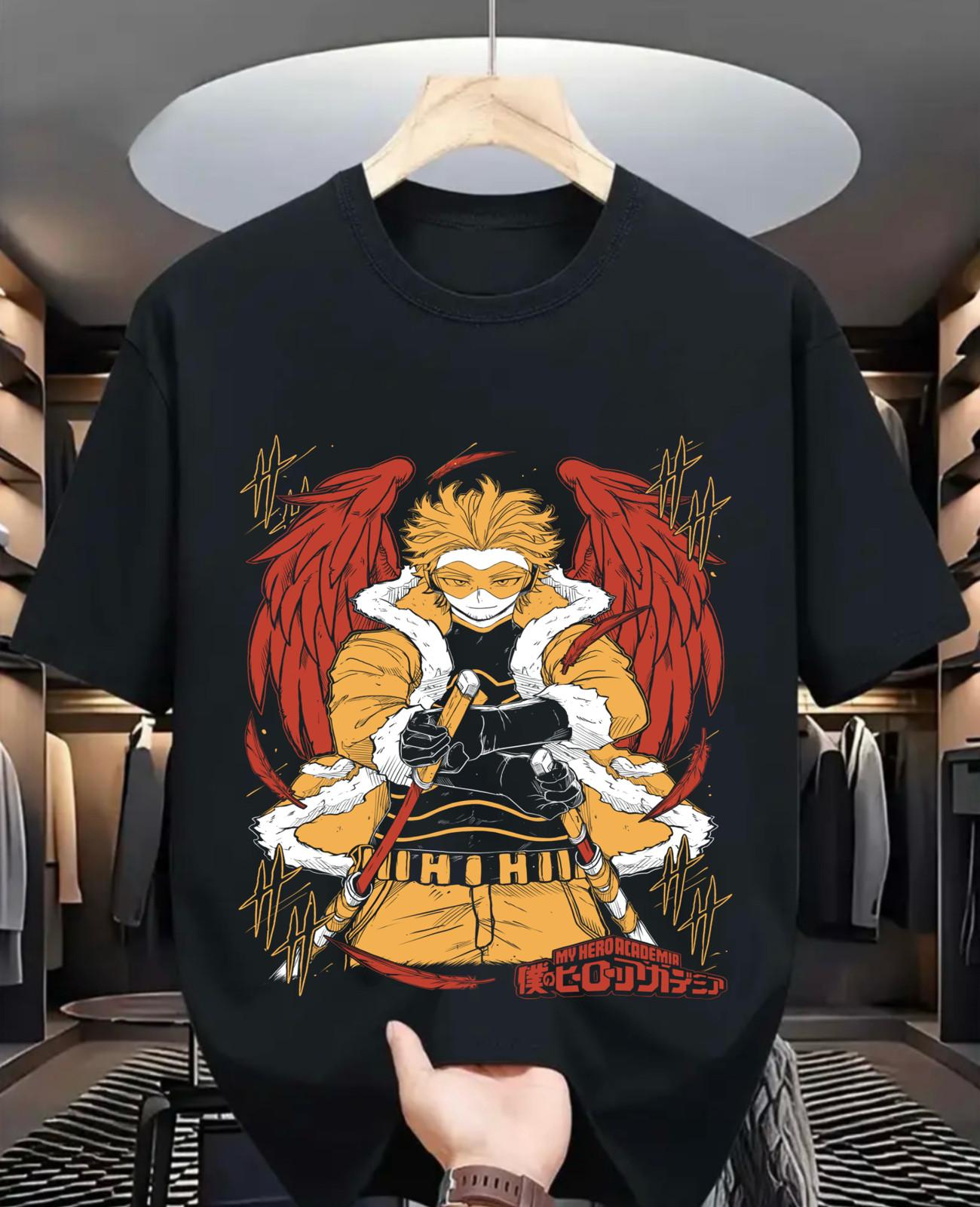 Bakugou T-Shirt Mens Womens Tees Top Izuku Midoriya Deku My Hero Academia Midoriya Izuku Black Shirt S