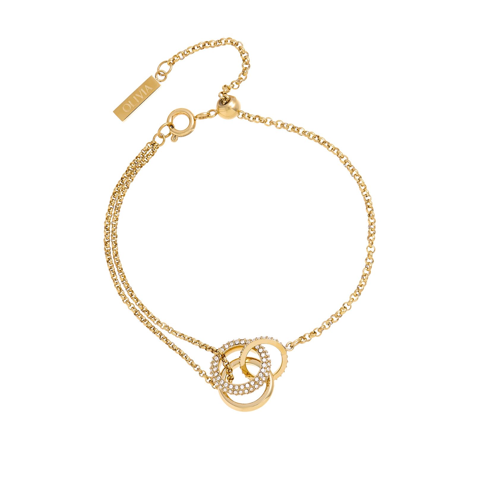 

Olivia Burton Classic Entwine Gold Bracelet Women s (obj24100005) золотий