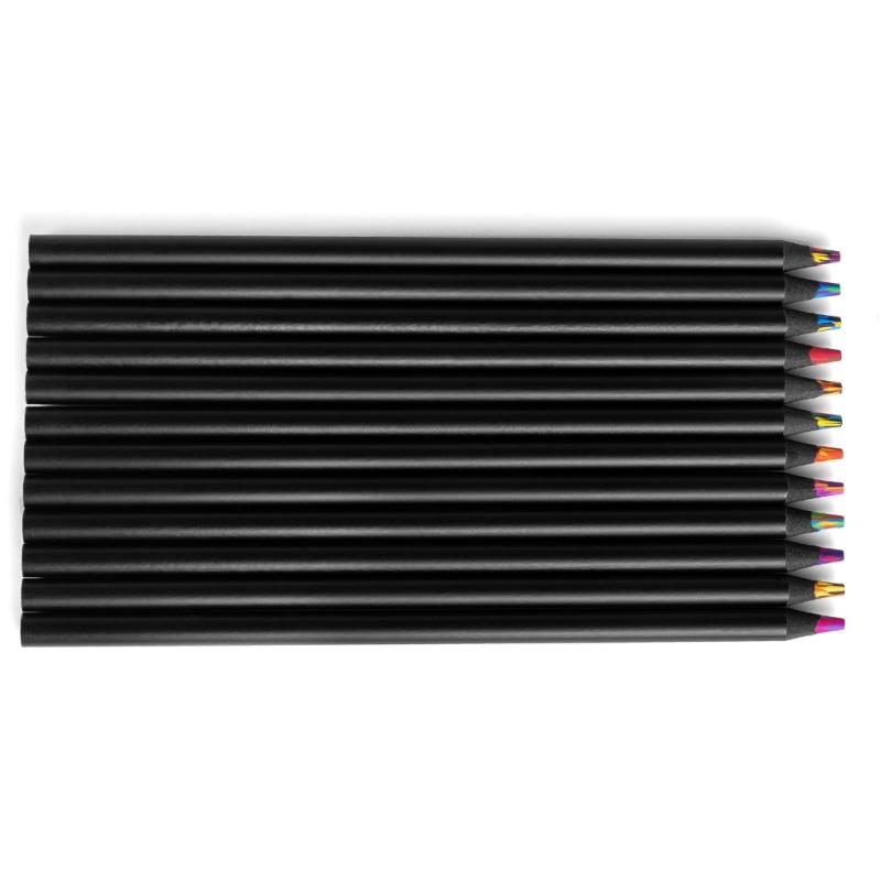 

12Pieces Rainbow Pencils Artist Colouring Pencils Multicoloured Pencil For Student Kid Drawing Sketching Craft Project 1