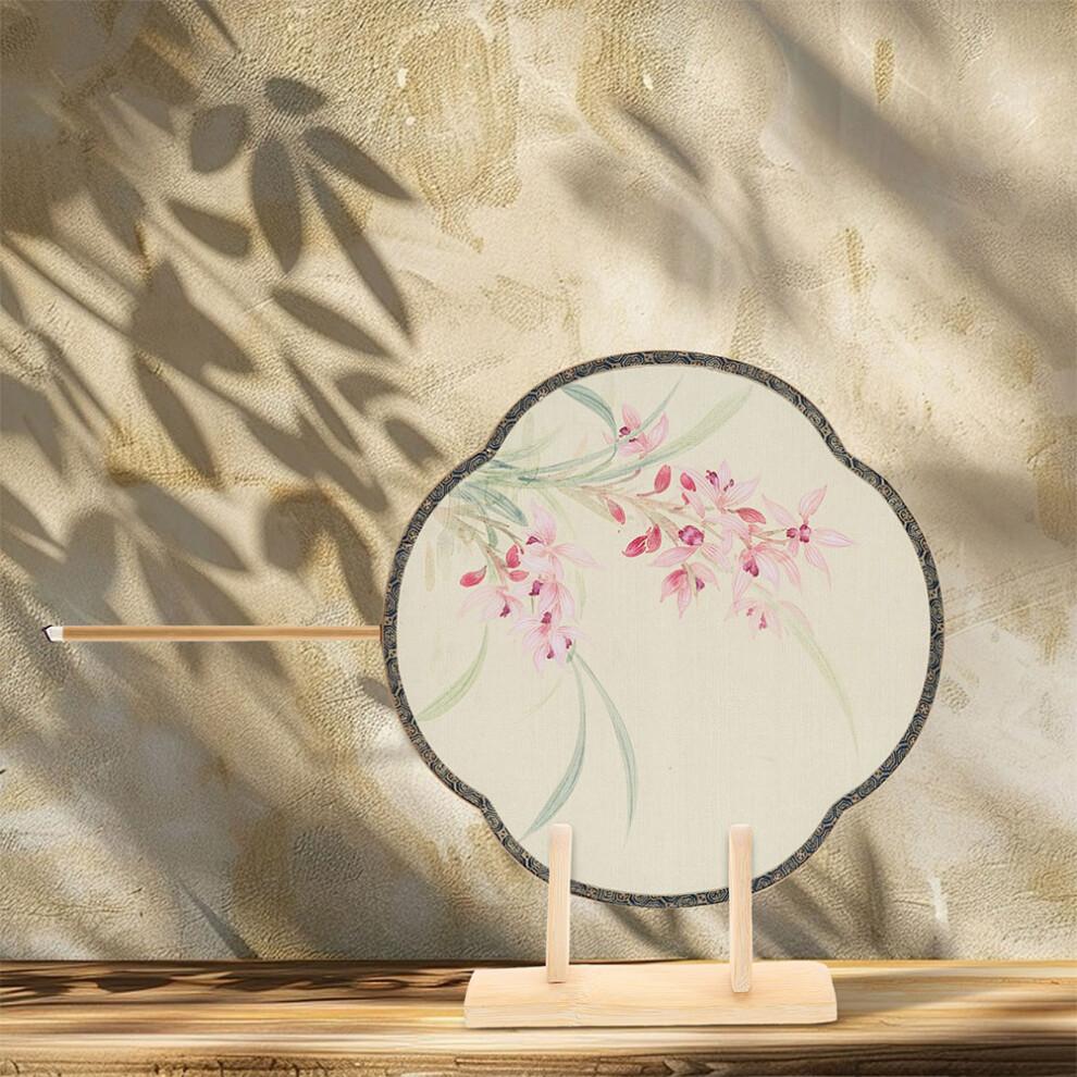 2Stk Holz Fächerständer Für Handfächer Wohnaccessoires Sammlerstücke