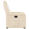 Recliner Chair with Lift Assist Electric Beige Microfiber Fabric