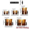 2Pcs,Curtains Autumn Deer Forest Warmth (3) Pattern Chic Curtains Prints Light Filtering Curtains Thermal Insulation, And Room