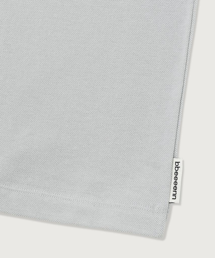 BBEEEENN Mens) Pique T-Shirt_Light Gray