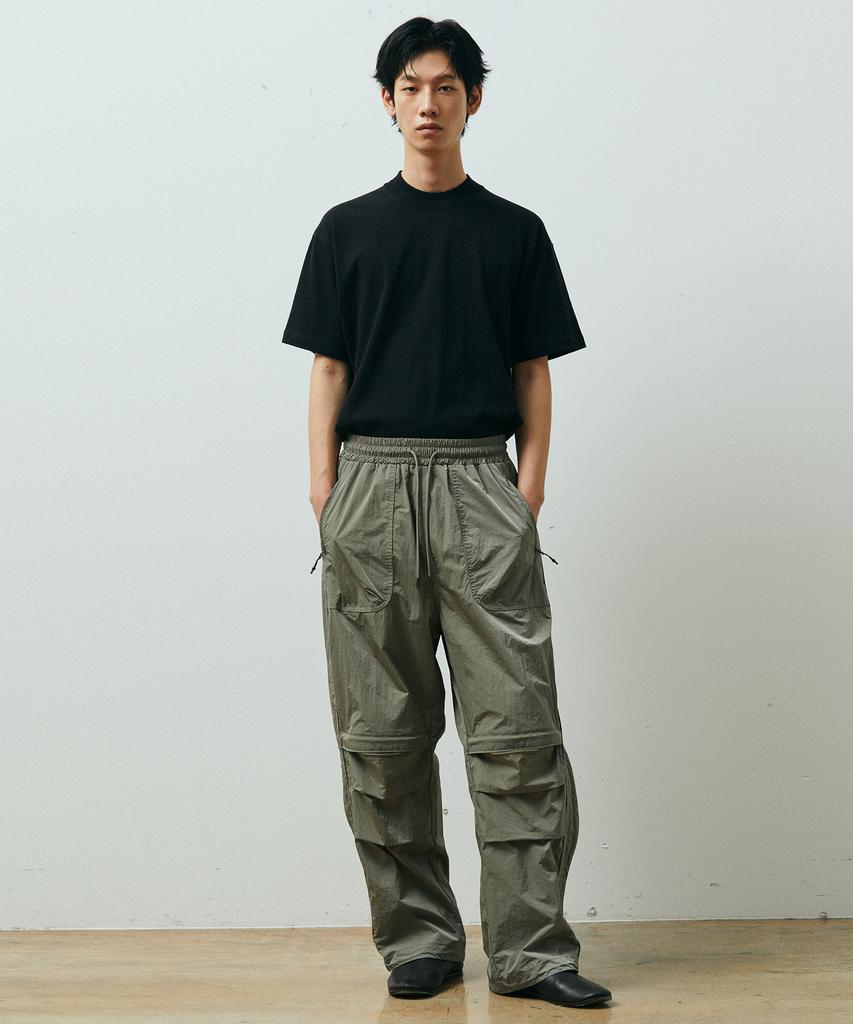 PUBLICFIGURE Transform Nylon Track Pants_Sage Green