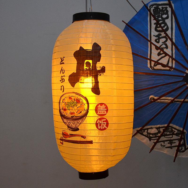 Japanese Style Satin Cloth Lanterns Pub Restaurant Decor Sign Bistro Sushi Sashimi Decor Waterproof Lantern Traditional Festival