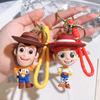 Best-Selling Toy Story Figures Keychain: Three-Eyed Alien, Buzz Lightyear, and Strawberry Bear Charms